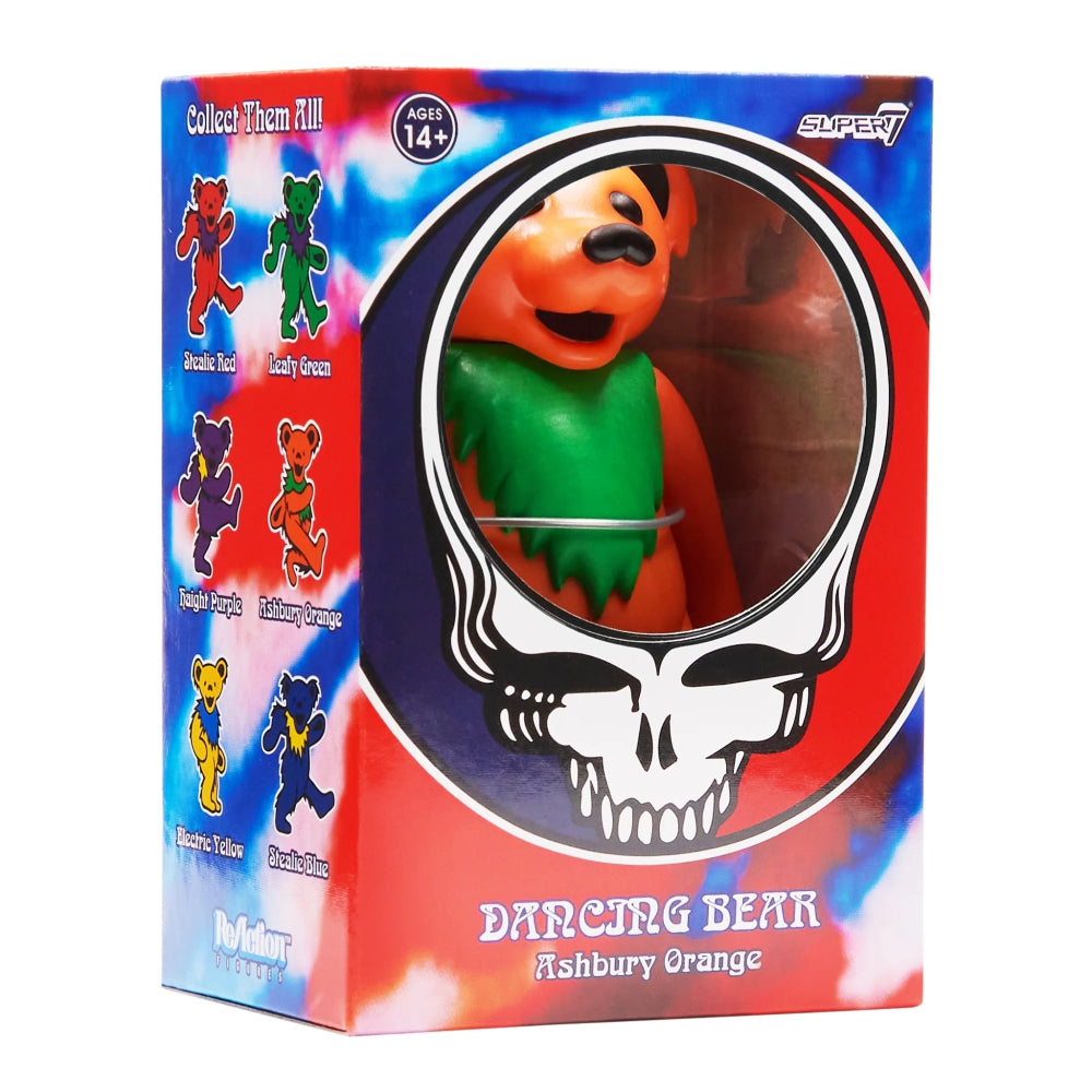 Grateful Dead Reaction Figure Dancing Bear (Ashbury Orange)