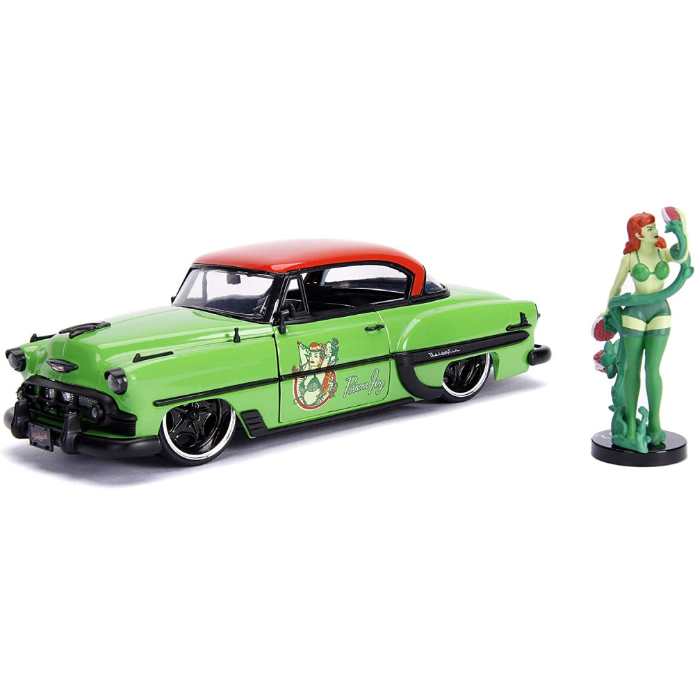 Jada Toys DC Comics Bombshells Poison Ivy & 1953 Chevy Bel Air Die-cast Car