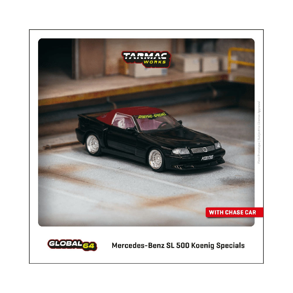 Tarmac Works 1:64 Mercedes-Benz SL 500 Koenig Specials (Black)