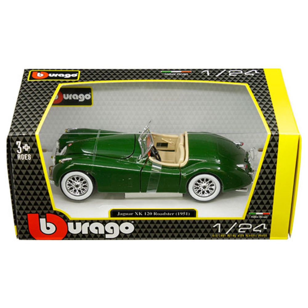 Bburago 1:24 1951 Jaguar XK120 Roadster – Plus