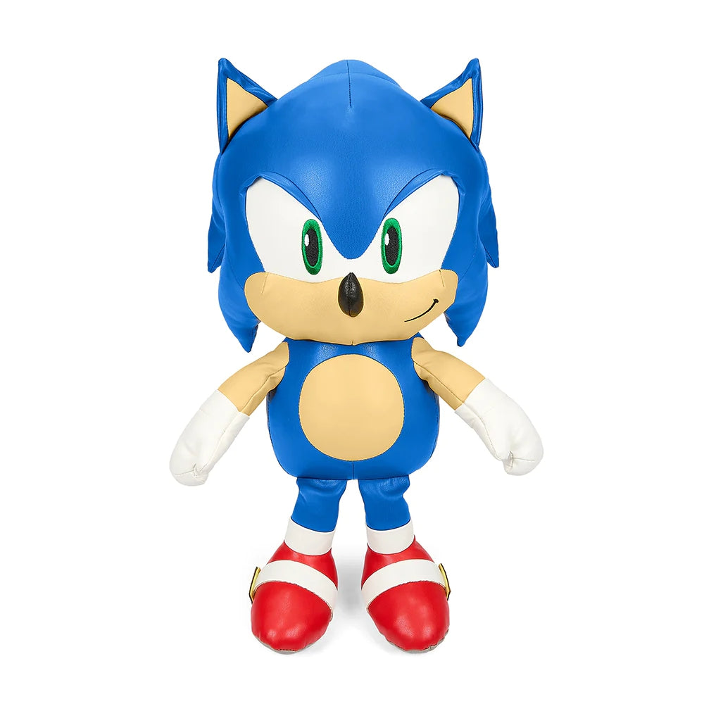 Sonic The Hedgehog 16" Premium Pleather Sonic Plush