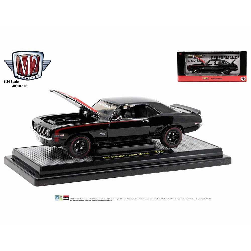 M2 Machines 1:24 1969 Chevrolet Camaro SS 396 – Black