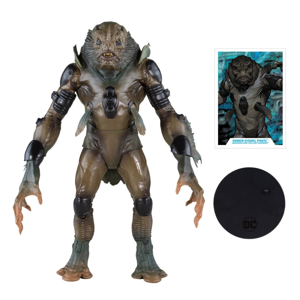 DC Multiverse Aquaman and the Lost Kingdom Movie Sunken Citadel Pirate Megafig Action Figure