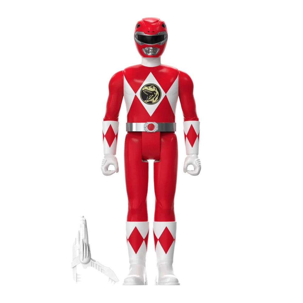 Mighty Morphin Power Rangers ReAction Figures Red Ranger Triangle Box SDCC 2023