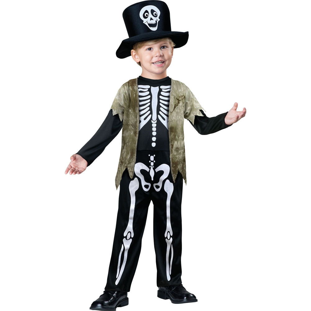 Fun World Happy Skeleton Toddler Costume, 3T-4T