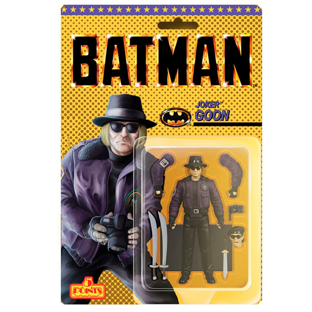 DC Comics Batman 1989 Joker’s Goon Action Figure 9.5cm | Collectible with Interchangeable Parts