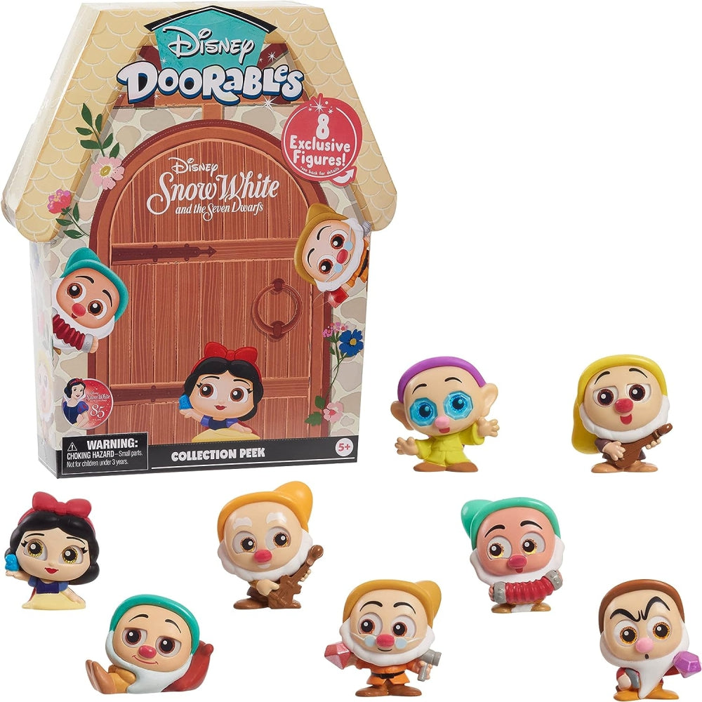 Disney Doorables Snow White Collection Peek, Officially Licensed Kids Toys for Ages 3 Up