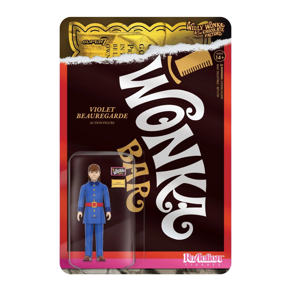 Willy Wonka & The Chocolate Factory Reaction Figures Wave 01 - Violet Beauregarde