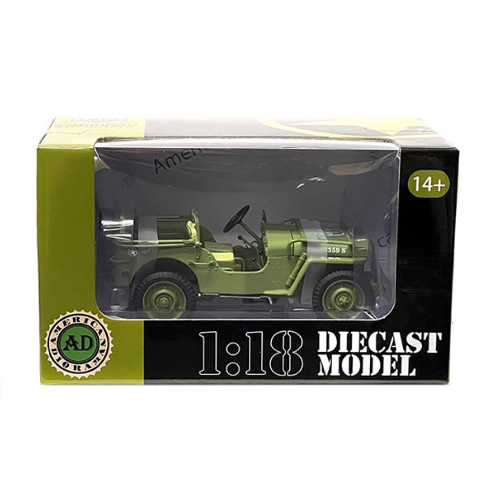 American Diorama 1:18 1/4 Ton US Army Jeep