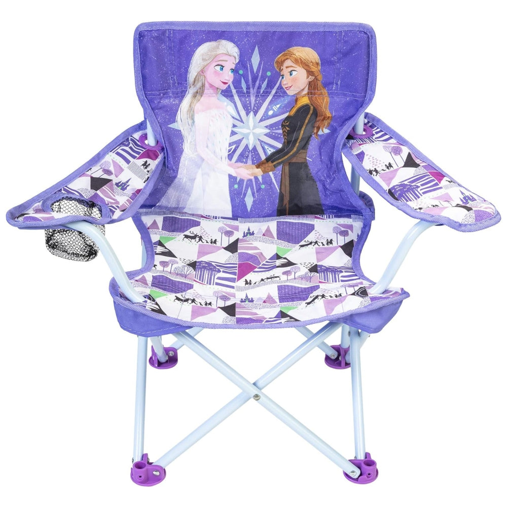 Disney Frozen Kids Chair Foldable for Camping, Sports or Patio with Carry Bag