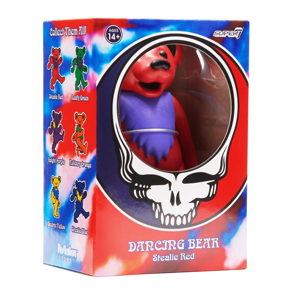 Grateful Dead Reaction Figure Dancing Bear (Stealie Red)