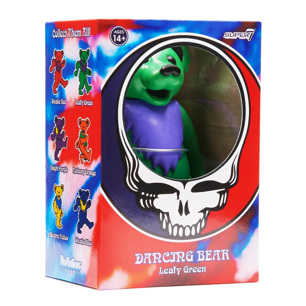 Grateful Dead Reaction Figure Dancing Bear (Leafy Green)