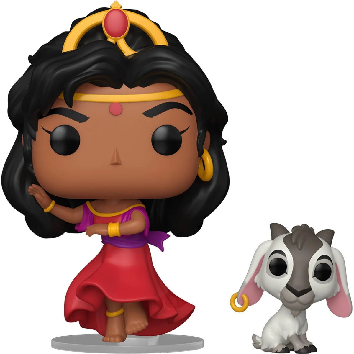 Disney Hunchback of Notre Dame Esmeralda & Djali Funko Pop! #1735 Figure with Buddy