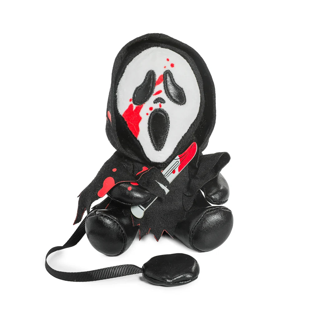 Ghost Face Plush Shoulder Phunny -Blood with Knife