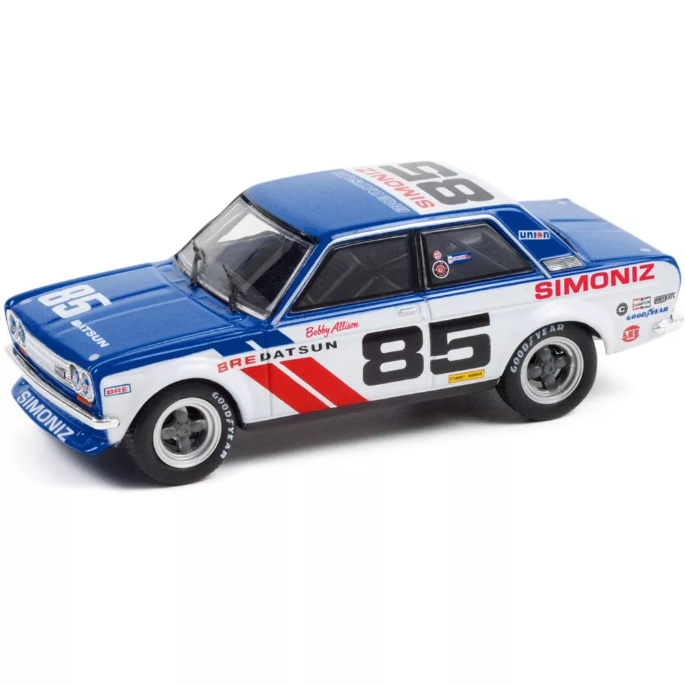 Greenlight 1972 Datsun 510 #85 Bobby Allison Brock Racing Enterprises (BRE) "Tokyo Torque" Series 1/43 Diecast Model Car