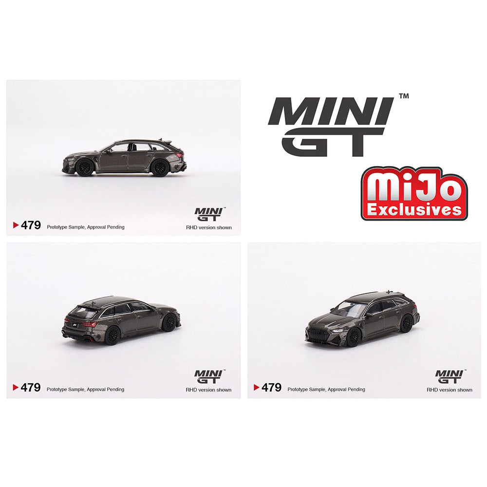 Mini GT 1:64 Audi ABT RS6-R Daytona Grey- Mijo Exclusive