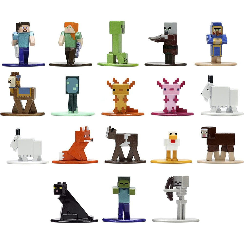 Minecraft Caves and Cliffs 1.65" 18-Pack Series 8 Die-cast Figures