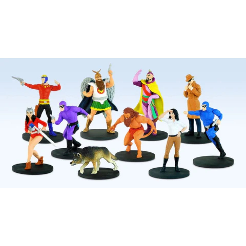 King Comics Super Heroes Pvc Mini Figurines Pdq