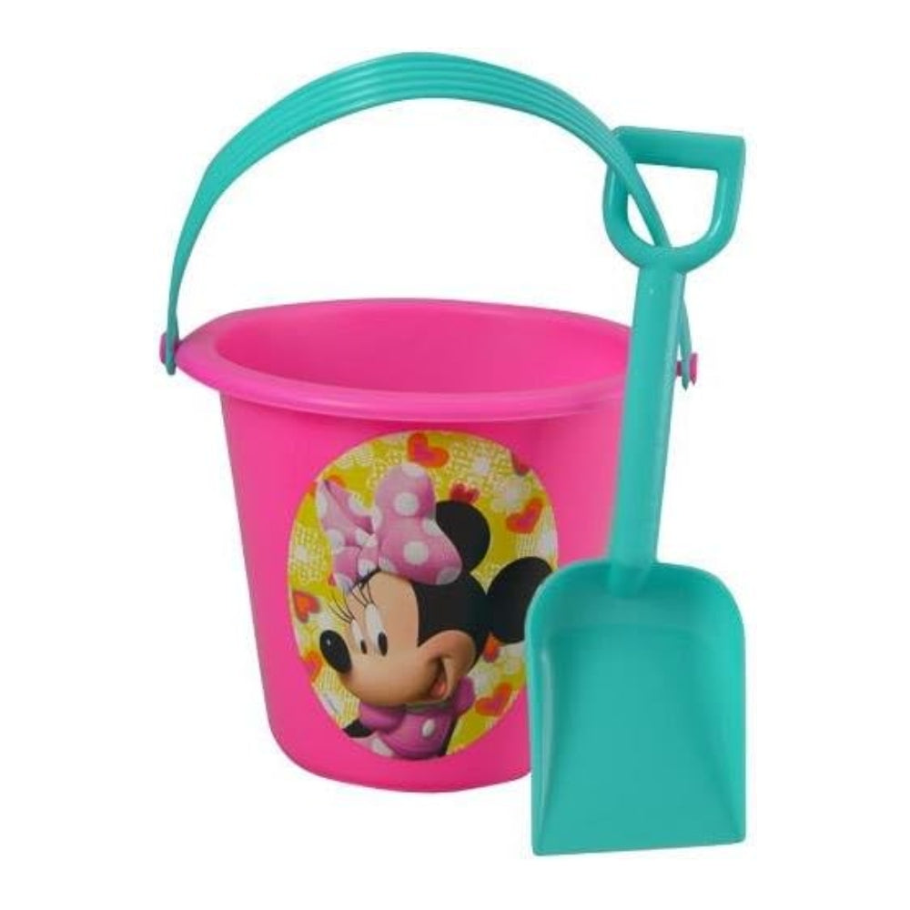 Disney Minnie Mouse Sand Bucket & Shovel Set â€“ Kids Beach & Sand Play Toy