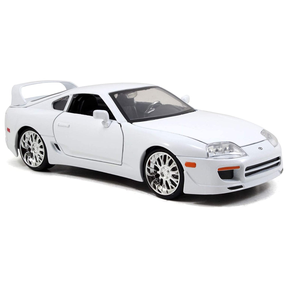 Jada Toys Fast & Furious 1:24 Brian's Toyota Supra Die-cast Car White
