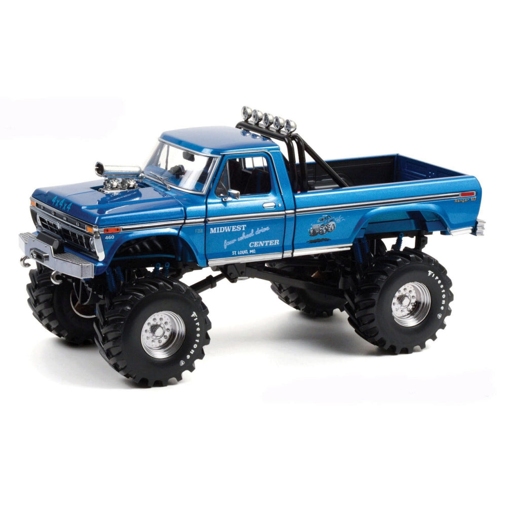 Greenlight 1974 Ford F-250 Ranger XLT Monster Truck w/48-Inch Tires 1/18 Diecast Model Car