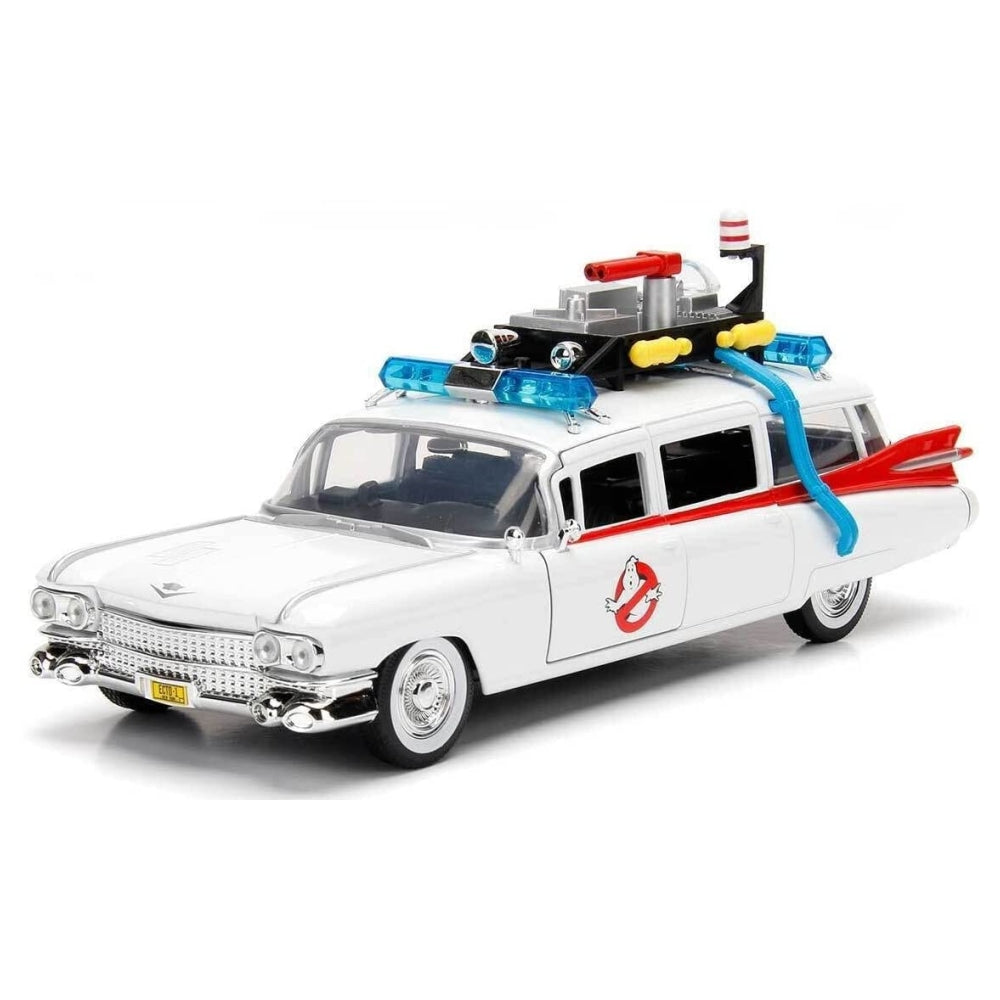 Jada Toys Hollywood Rides: Ghostbusters ECTO-1 White 1: 24 Scale