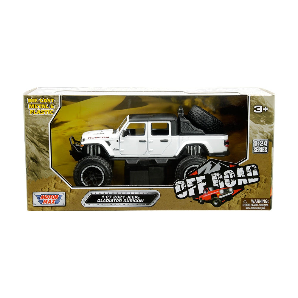 Motormax 1:24 (1:27) 2021 Jeep Gladiator Rubicon – White