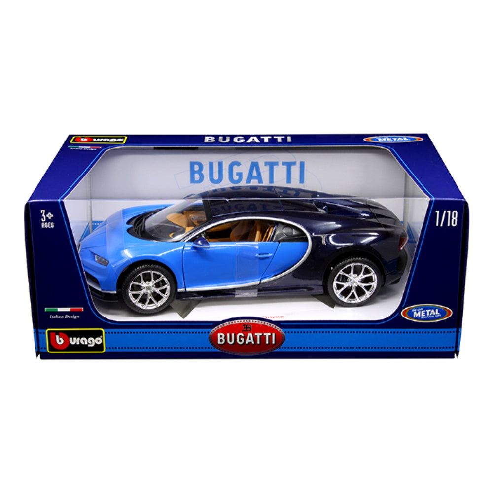 Bburago 1:18 Bugatti Chiron 42 Edition (Dark Blue/Blue)
