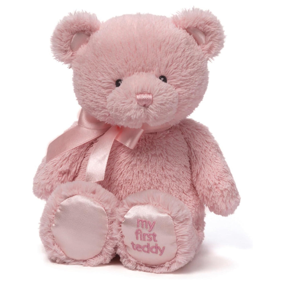 GUND My First Teddy Bear – Ultra-Soft Plush Toy for Babies & Newborns (10ʺ, Pink)