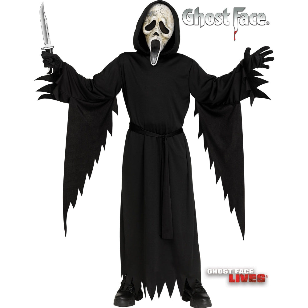 Fun World Ghost Face Aged - As Seen in the Motion Picture SCREAM VI Adult Costume