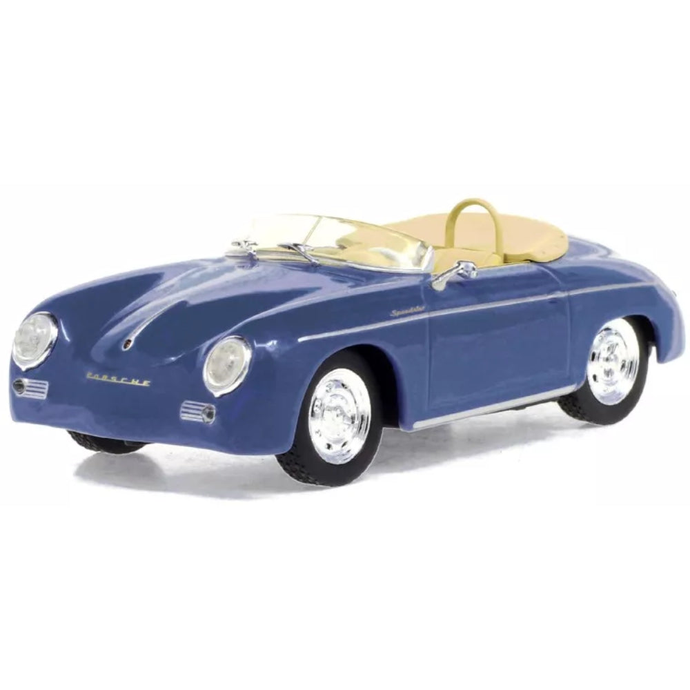 Greenlight 1958 Porsche 356 Speedster Super Aquamarine Blue 1/43 Diecast Model Car