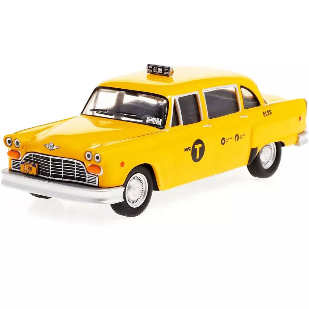 Greenlight 1974 Checker Yellow #5L89 "N.Y.C. Taxi" "John Wick: Chapter 3 - Parabellum" (2019) Movie 1/43 Diecast Model Car