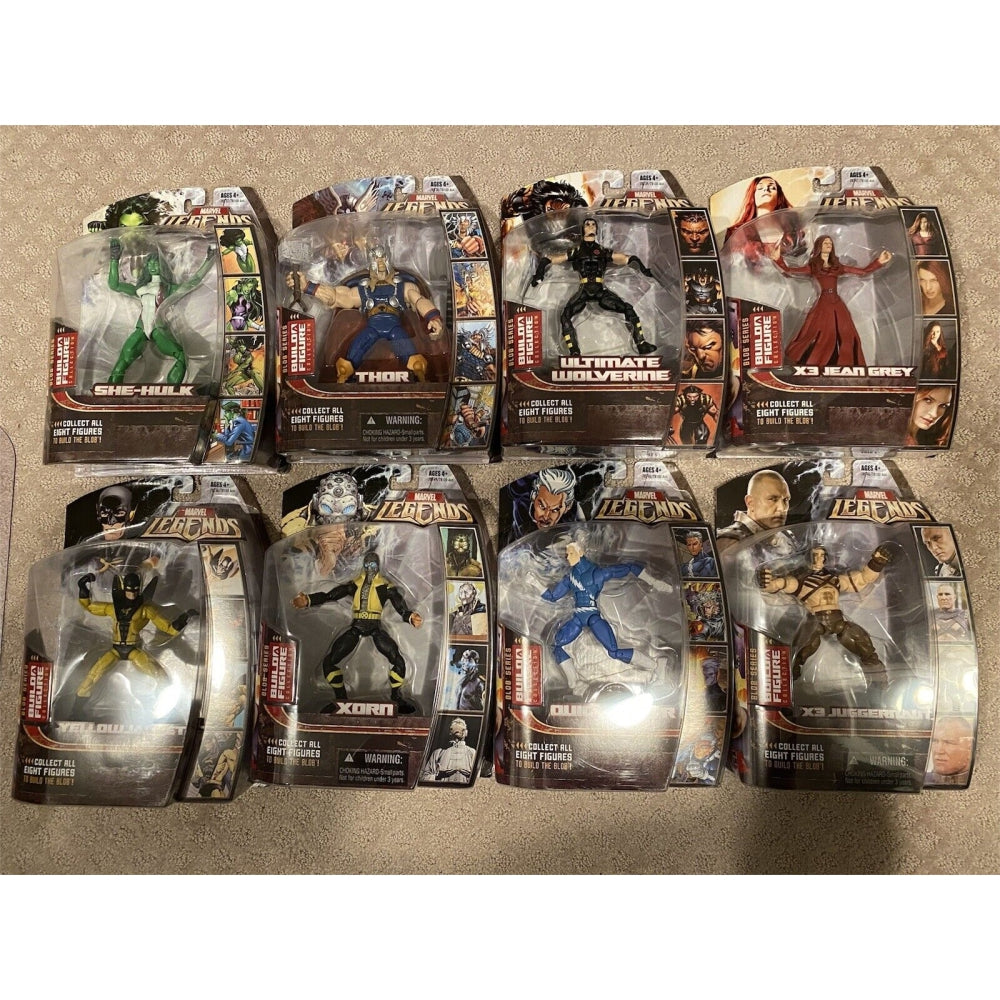 Marvel Legends Blob Series Complete Set Of 8 New Unopened Excellent Condition