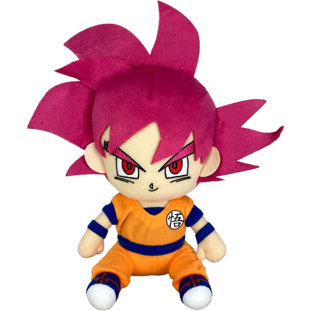 Great Eastern Entertainment SSGSS Goku Sitting Pose Plush 7'' H