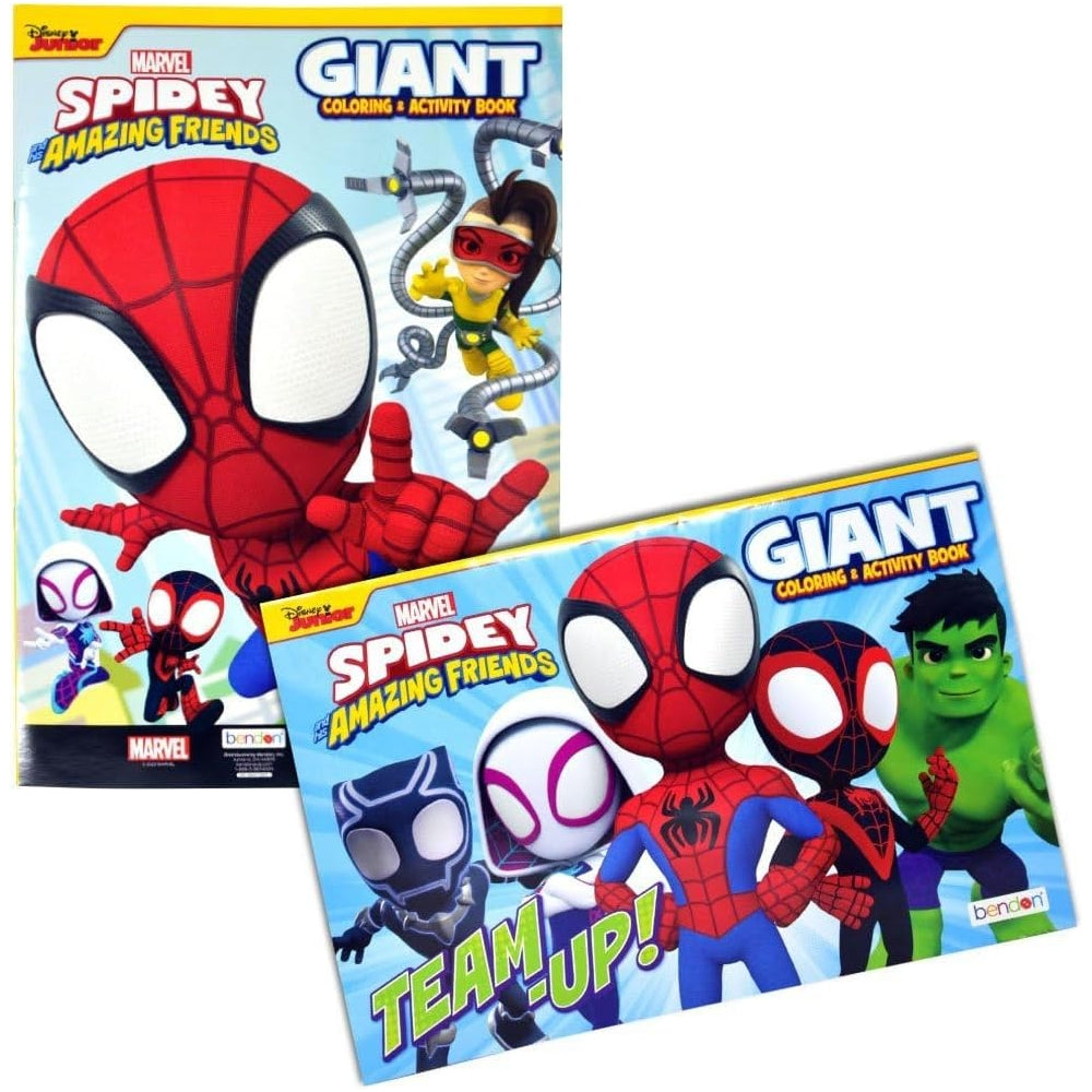 Spidey & Friends 11×16 Giant Coloring & Activity Book – Marvel Superheroes Fun for Kids