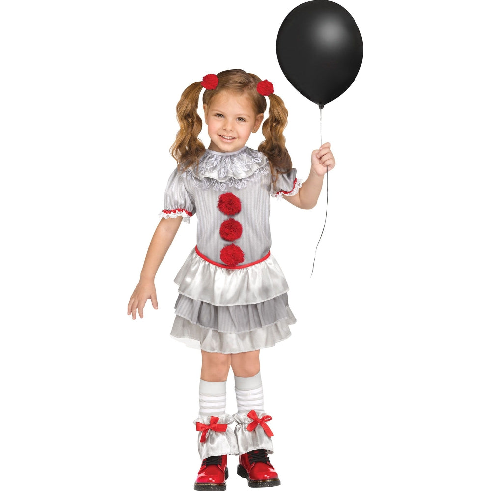 Fun World Toddler Carnevil Clown Costume, 3T-4T