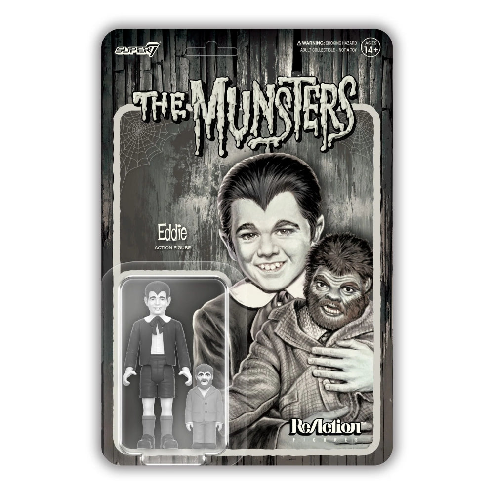 Munsters ReAction Figures Wave 3 Eddie Munster (Grayscale)