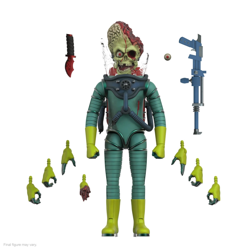 Mars Attacks ULTIMATES! Wave 1 Martian (Smashing The Enemy)