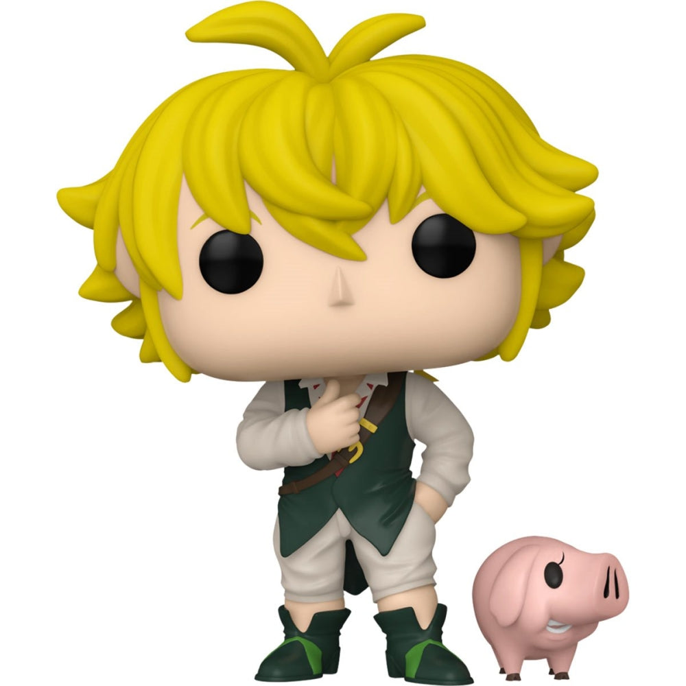 Seven Deadly Sins Meliodas Funko Pop! Vinyl Figure and Hawk Pop! Buddy #1497