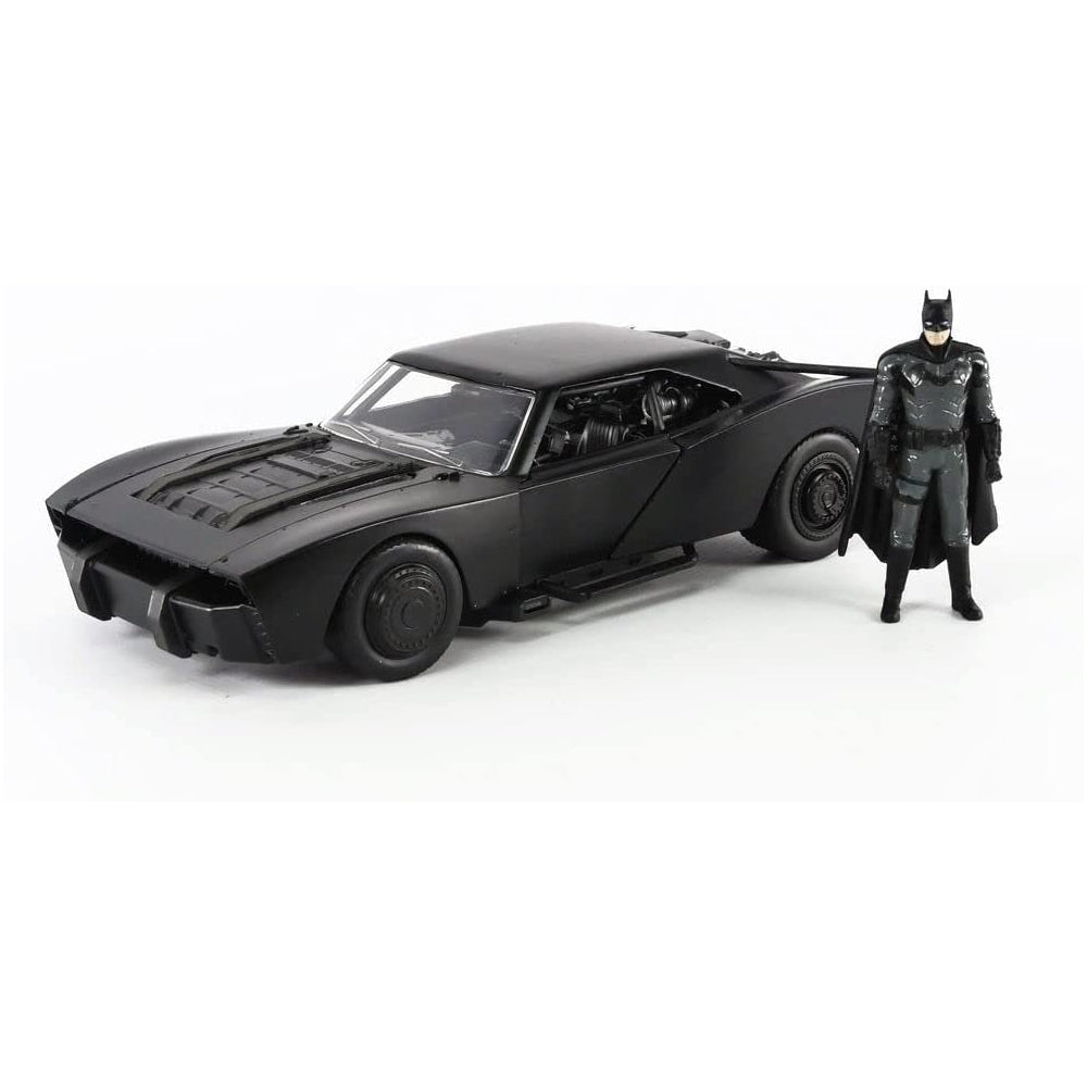 DC Comics 1:24 The Batman Batmobile Die-cast Car w/ 2.75" Batman Figure