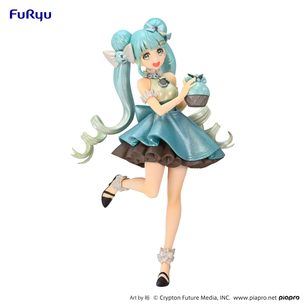 Hatsune Miku - SweetSweets Series Figure-Hatsune Miku Chocolate Mint Pearl Color