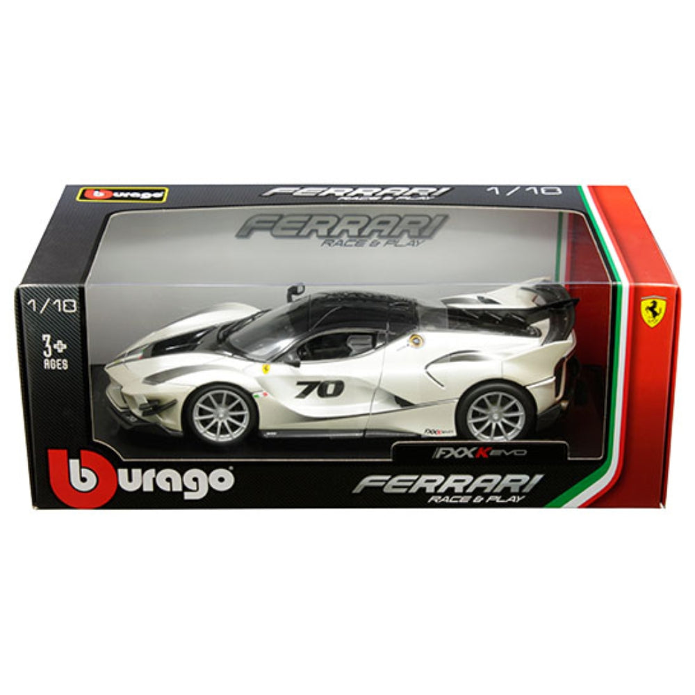 Bburago 1:18 Ferrari FXX K Evo White – Ferrari Race & Play