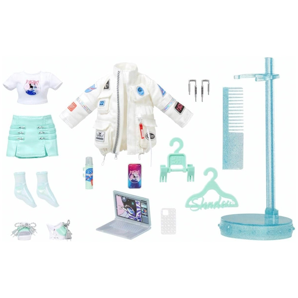 Shadow High Zooey Electra Rainbow High Doll – Light Green Fashion Doll with Outfit & 10+ Accessories (Assorted)