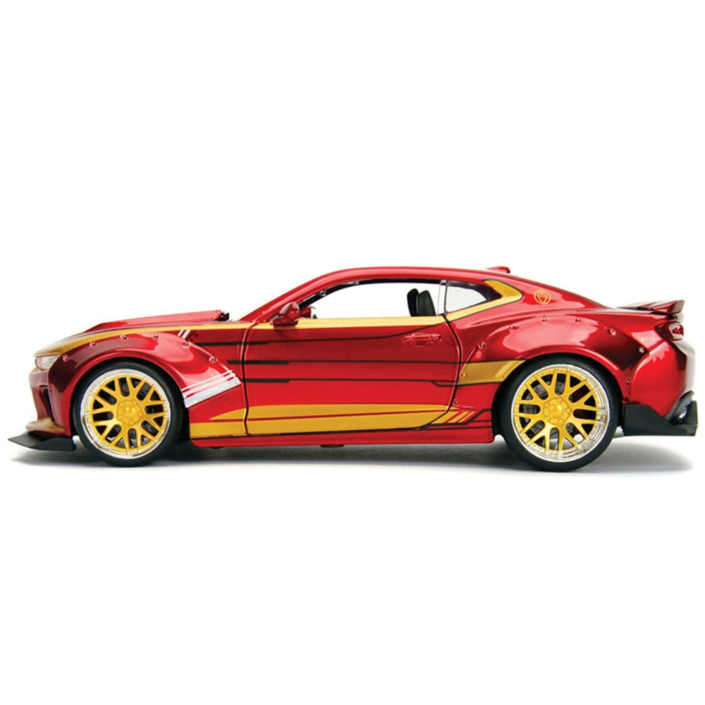 Jada Toys Marvel Iron Man &amp; 2016 Chevy Camaro Die-cast Car