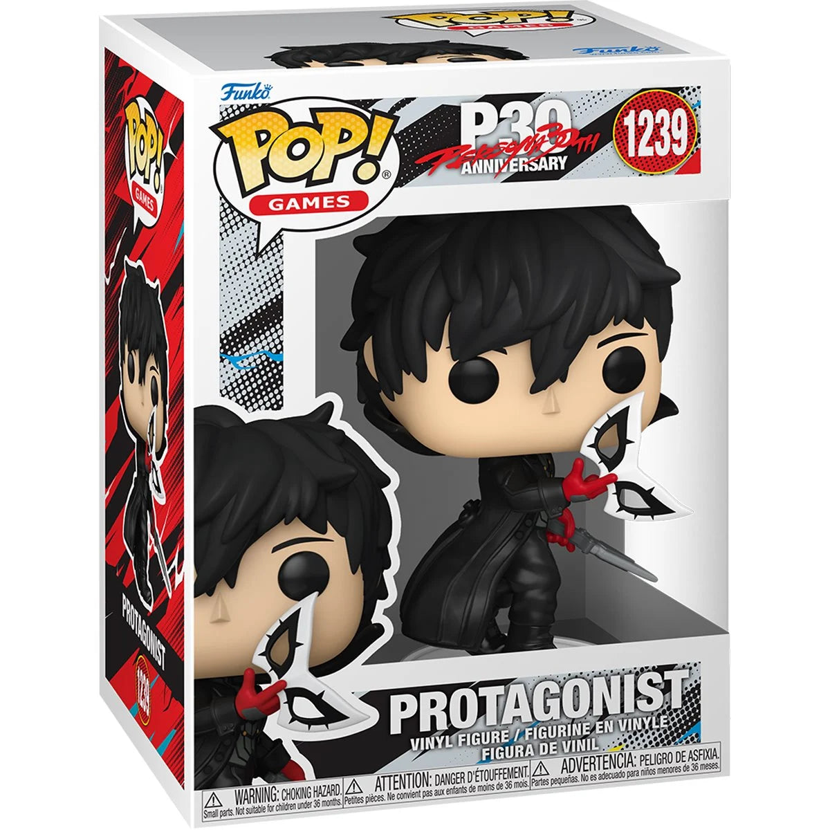 Funko Pop! Persona 5 Royal Protagonist #1239 – Persona 30th Anniversary Vinyl Figure
