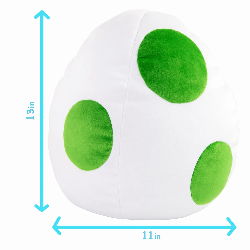 Club Mocchi- Mocchi- Super Mario™ Yoshi Egg Mega Plush Toy, 15 inch