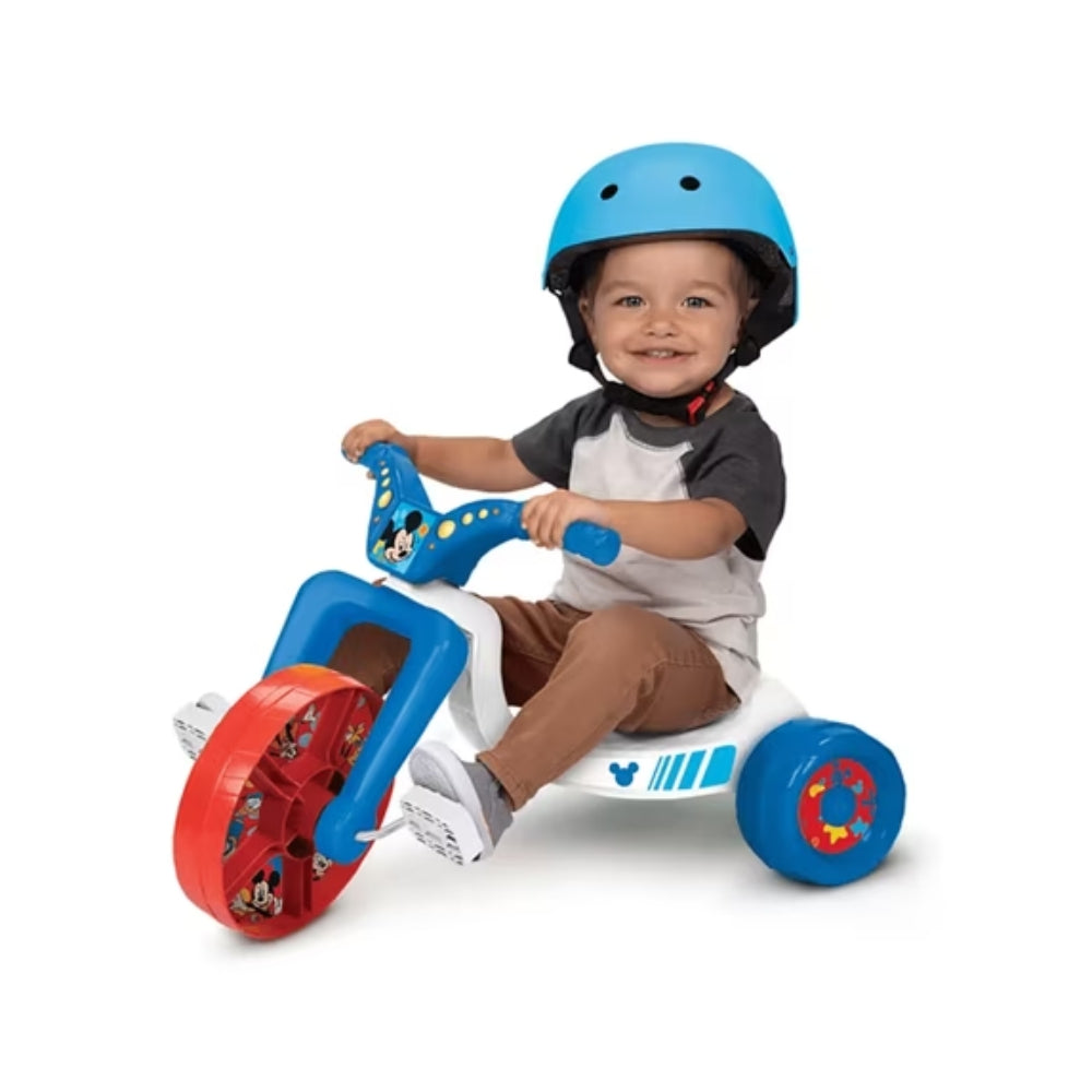 Disney Mickey Mouse 10” Fly Wheel Ride-On Tricycle for Toddlers