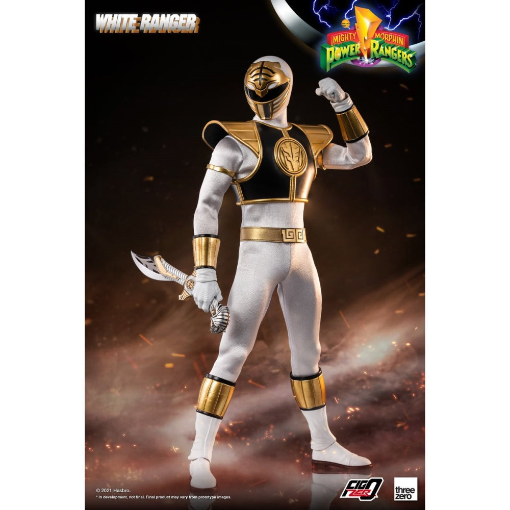 Mighty Morphin Power Rangers White Ranger FigZero 1:6 Scale Action Figure