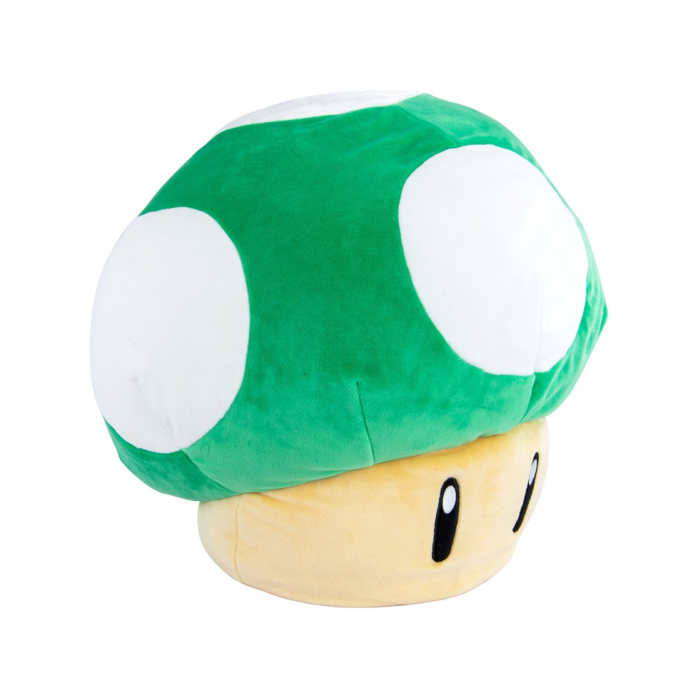 Club Mocchi- Mocchi- Super Mario™ 1-Up Mushroom Mega Plush Toy, 15 inch