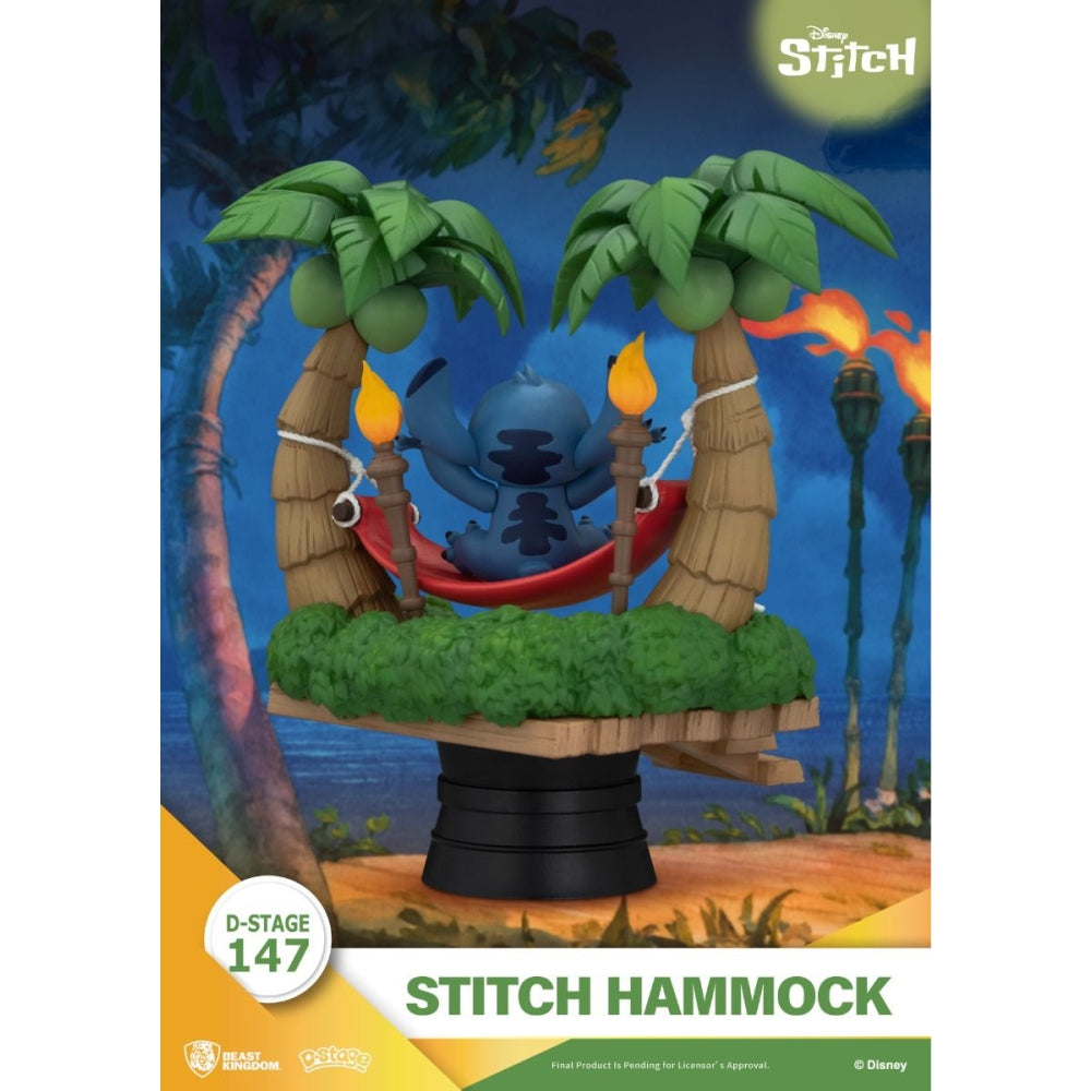 Stitch Hammock Statue Figure